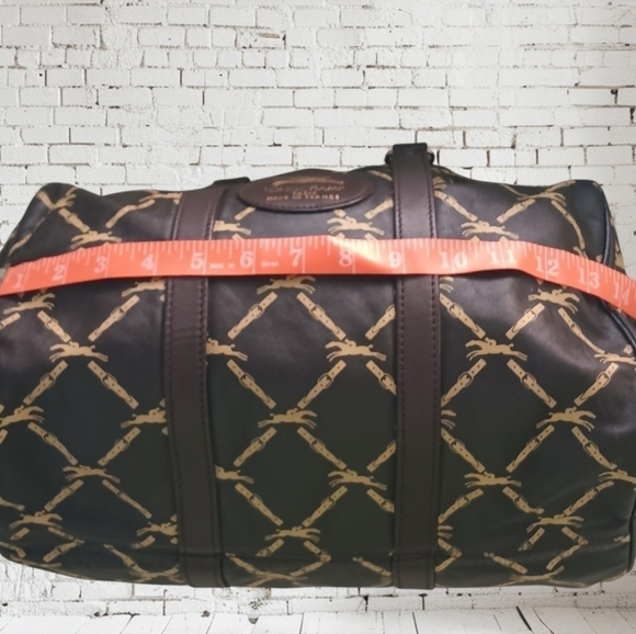 Longchamp Leather Boston Bag Brown - Picture 17 of 17